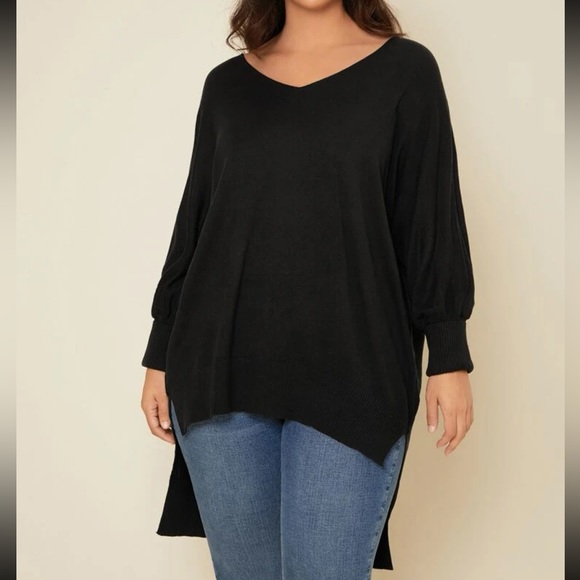 NWT Dolman Sleeve High Low Sweater - Picture 5 of 10